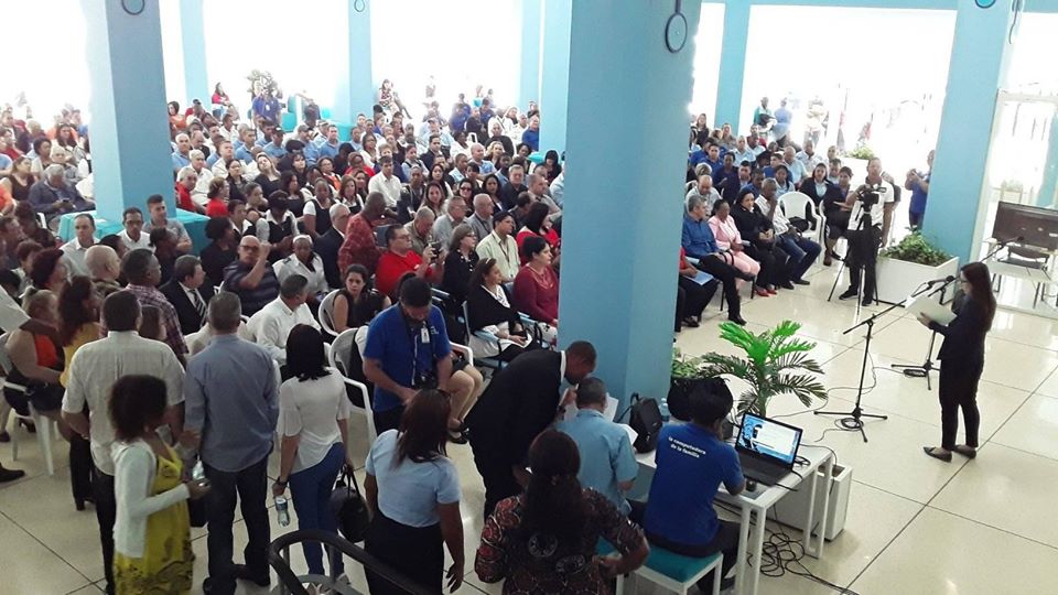 Palacio Central de Computación, sede del Acto Nacional por el Día del Trabajador de las Comunicaciones