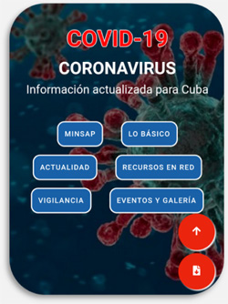 Está disponible aplicación de Infomed sobre el Coronavirus