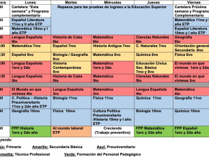 Comienza programación educativa a través de la Televisión Cubana