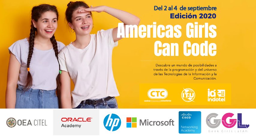  Americas Girls Can Code Edición 2020