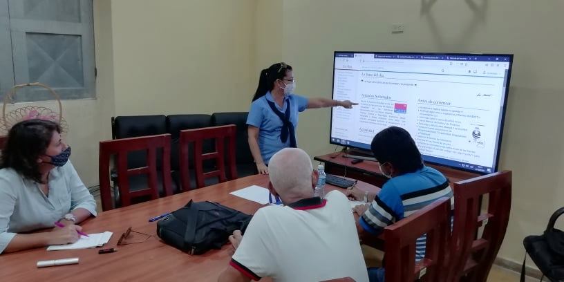 Joven Club Pinar del Rio fortalece trabajo con miembros de la Unión de Historiadores de Cuba