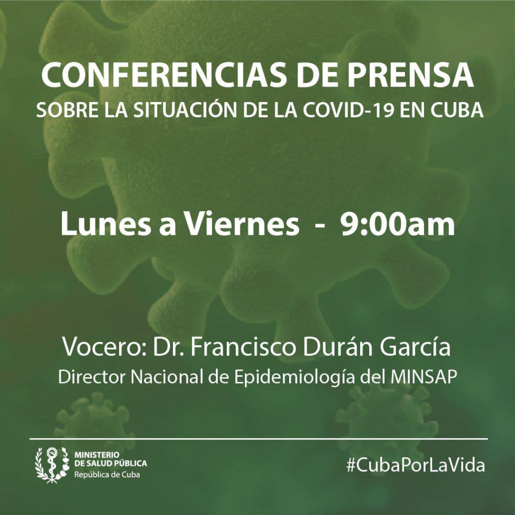 Conferencias de prensas del MINSAP