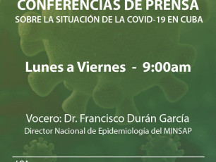 Se retoman  las conferencias de prensas a partir de este martes 5 de enero