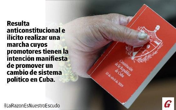 Trabajadores de Joven Club rechazan las acciones desestabilizadoras promovidas por el Imperio contra Cuba.