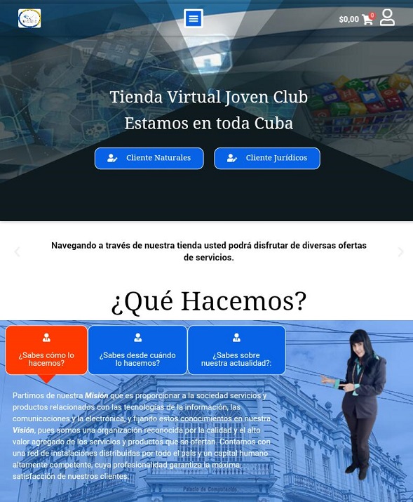 Nuevo Servicio de los Joven Club