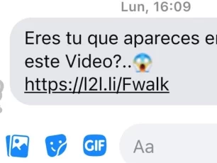 ¿Eres tú en el video? No abras el link de messenger aunque lo recibas de amigos