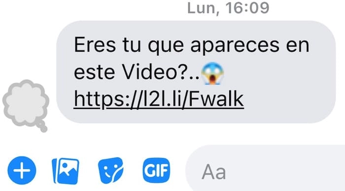 ¿Eres tú en el video? No abras el link de messenger aunque lo recibas de amigos