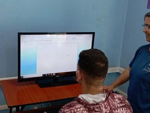 Realizan examen de suficiencia en Joven Club Manzanillo I