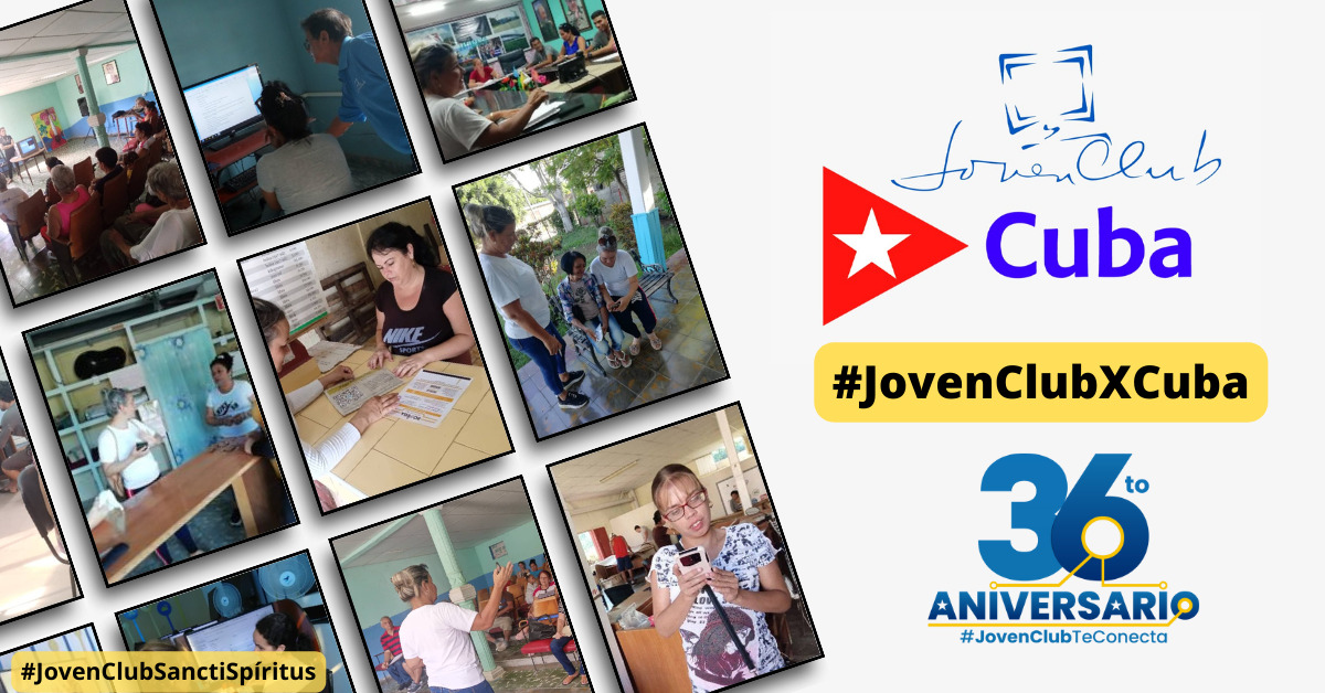 Campaña JovenClubXCuba en Sancti Spíritus