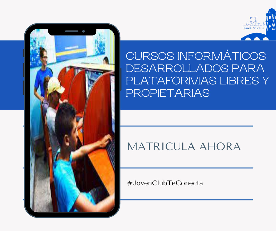 Más cursos informáticos desde Joven Club